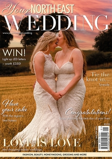 Cover of the January/February 2023 issue of Your North East Wedding magazine