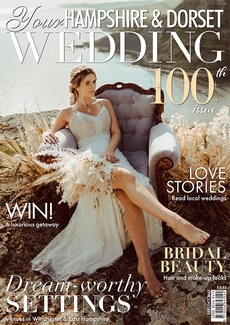 Cover of the September/October 2023 issue of Your Hampshire & Dorset Wedding magazine