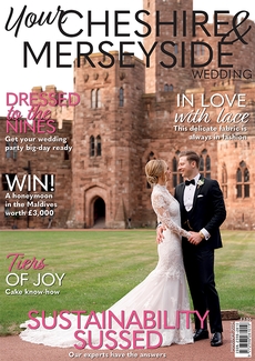 Cover of the March/April 2024 issue of Your Cheshire & Merseyside Wedding magazine