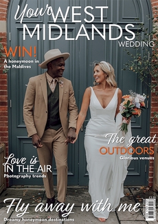 Cover of the April/May 2024 issue of Your West Midlands Wedding magazine