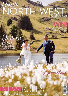 Cover of the July/August 2026 issue of Your North West Wedding magazine