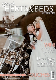 Cover of the June/July 2026 issue of Your Herts & Beds Wedding magazine