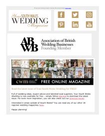 Your South Wales Wedding magazine - October 2022 newsletter