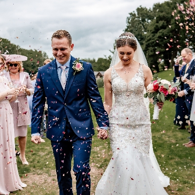 Catherine and Matthew tied the knot at Canada Lodge and Lake