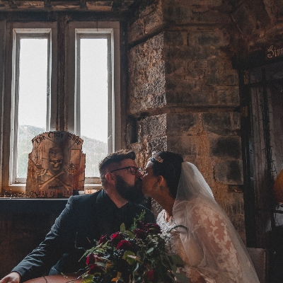 Craig and Jess tied the knot at the beautiful Craig y Nos Castle