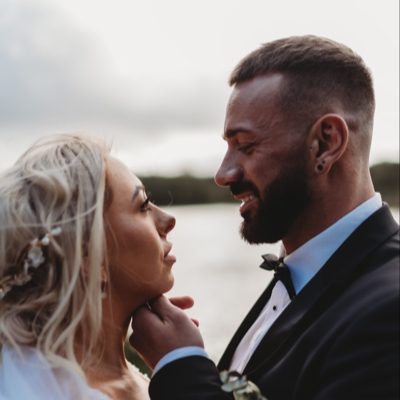 Molly and Marc celebrated their big day at Hensol Castle with a white, gold and nude colour scheme