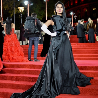 Bridal designer Sanyukta walks the red carpet at Fashion Awards 2022