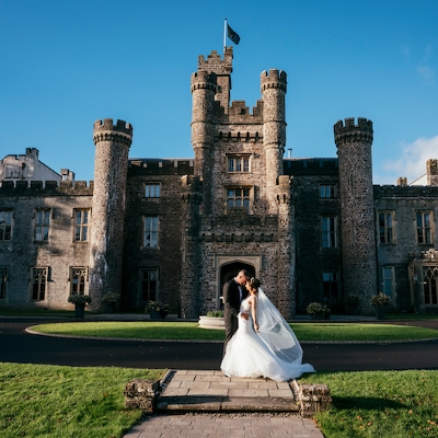 Wedding News: Perfectly placed within 650 acres of beautiful Welsh countryside is the 17th-century Hensol Castle