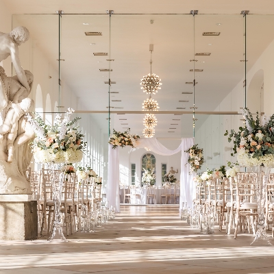 The Orangery is an 18th-century venue that perfectly combines rustic and contemporary décor
