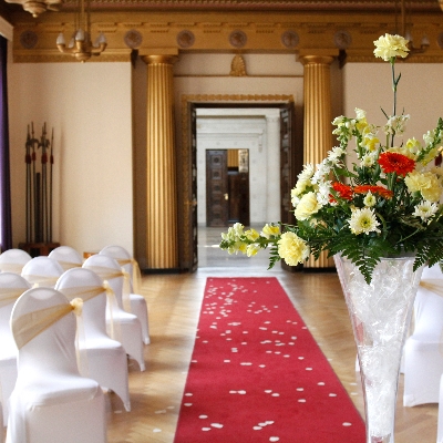 The Brangwyn is an impressive wedding venue in Swansea known for its Art Deco décor