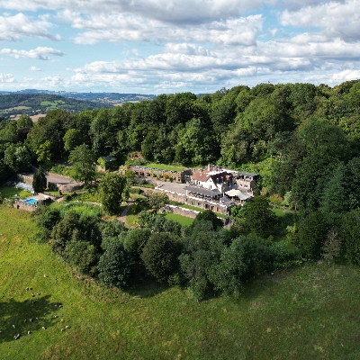 Caer Llan is an 18th-century country house wedding venue