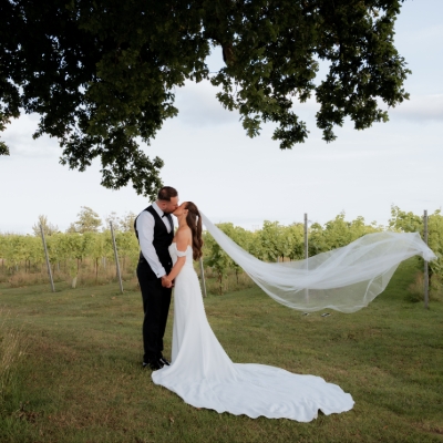 Wedding News: From best friends to newlyweds, Ben and Daisy tied the knot at Llanerch Vineyard