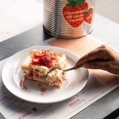 Franco Manca serves up Strawberries & Cream Tiramisu for Wimbledon