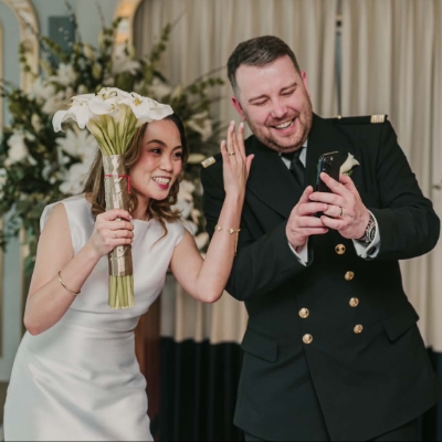 Honeymoon News: P&O Cruises colleagues tie the knot on board Iona