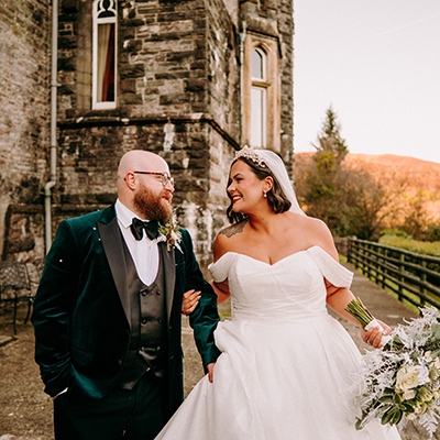 Real Weddings: Sparkle and vows