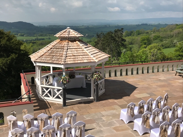 Caer Llan recently added a gazebo to its grounds: Image 1