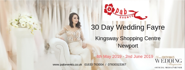 PAB Events is hosting a 30-day wedding fair in Newport this May and June: Image 1