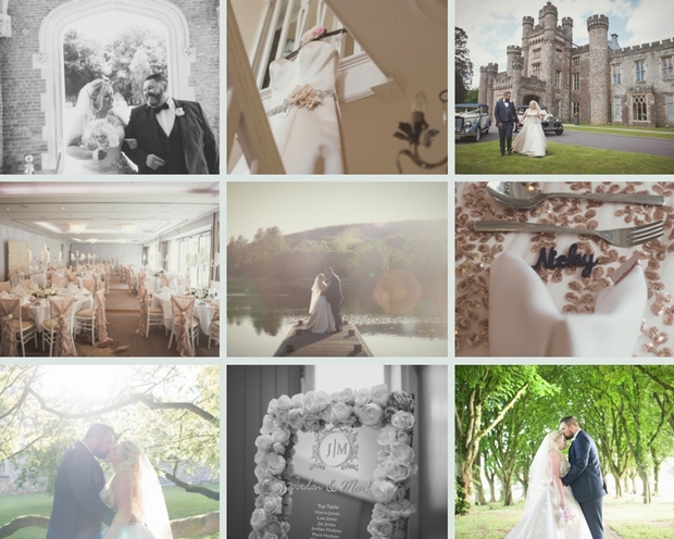 Jordan and Mark tied the knot with a glamorous theme at the beautiful Hensol Castle: Image 1