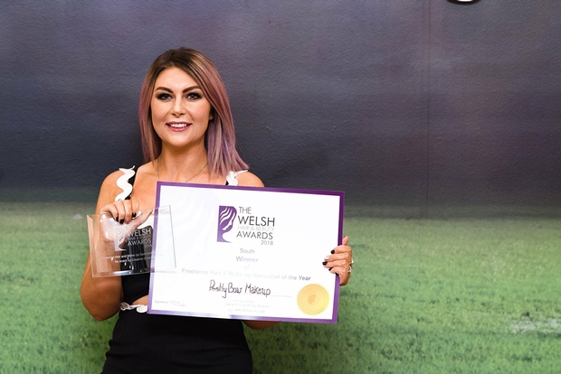 PrettyBowMakeup has won two awards at the Welsh Hair & Beauty Awards: Image 1