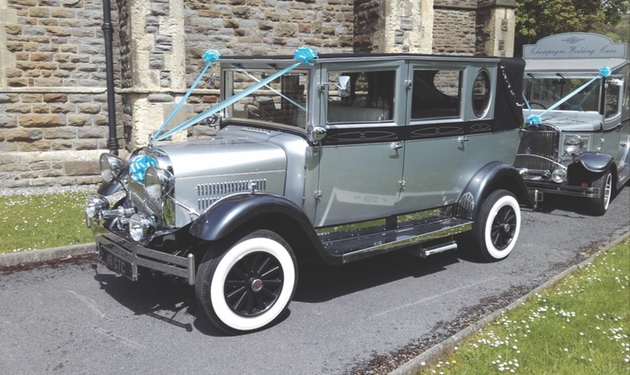 Champagne Wedding Cars in Swansea has won an award: Image 1