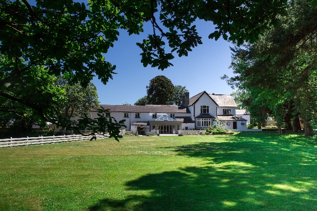 Exterior of Llechwen Hall Hotel