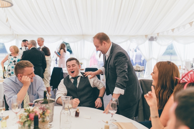 Magician at a wedding