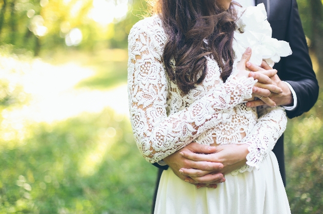 Lace wedding dress