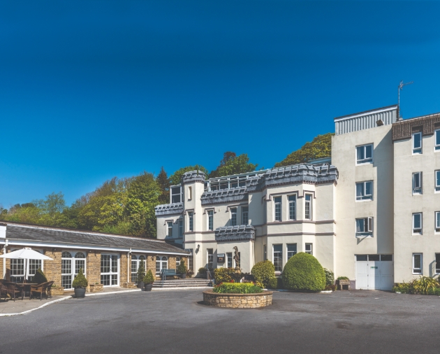 Outside Stradey Park Hotel & Spa, Carmarthenshire