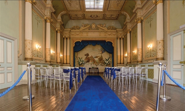 Interior of Craig Y Nos Castle