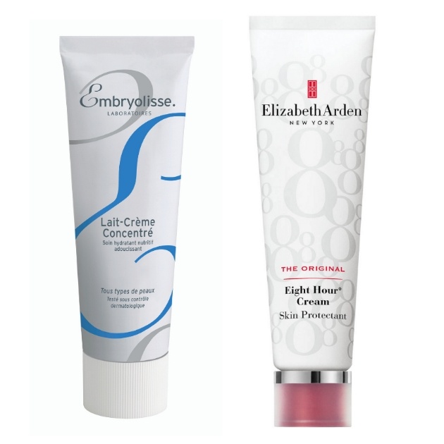 Embryolisse Lait Crème Concentré, £13 and Elizabeth Arden Eight Hour Cream, £28