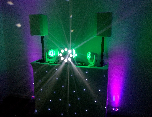 DJ set up