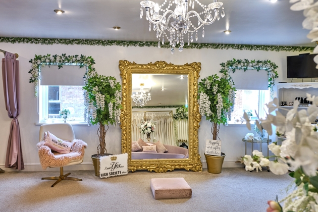 Inside High Society Bridal Boutique