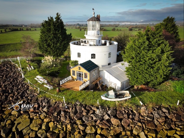 Exterior of The West Usk Lighthouse