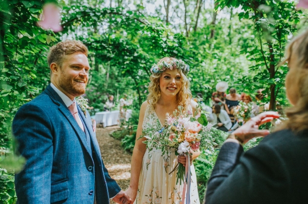 Couple getting married