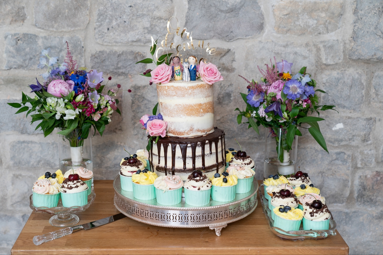 Cake and cupcakes