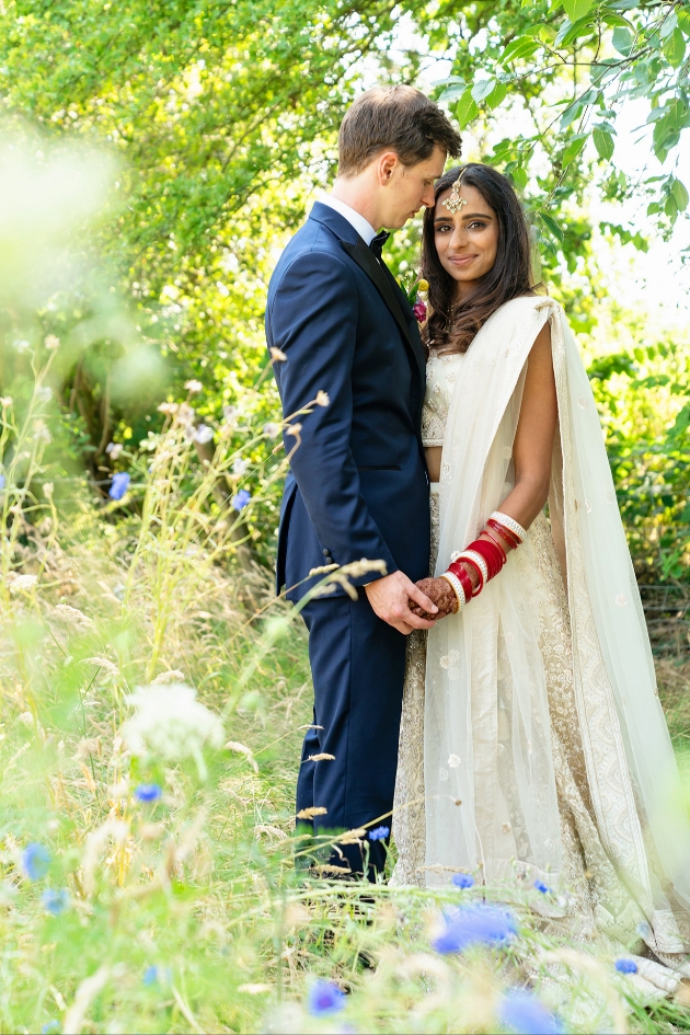 Couple in garden