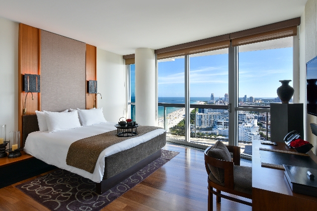 Bedroom at The Setai, Miami Beach