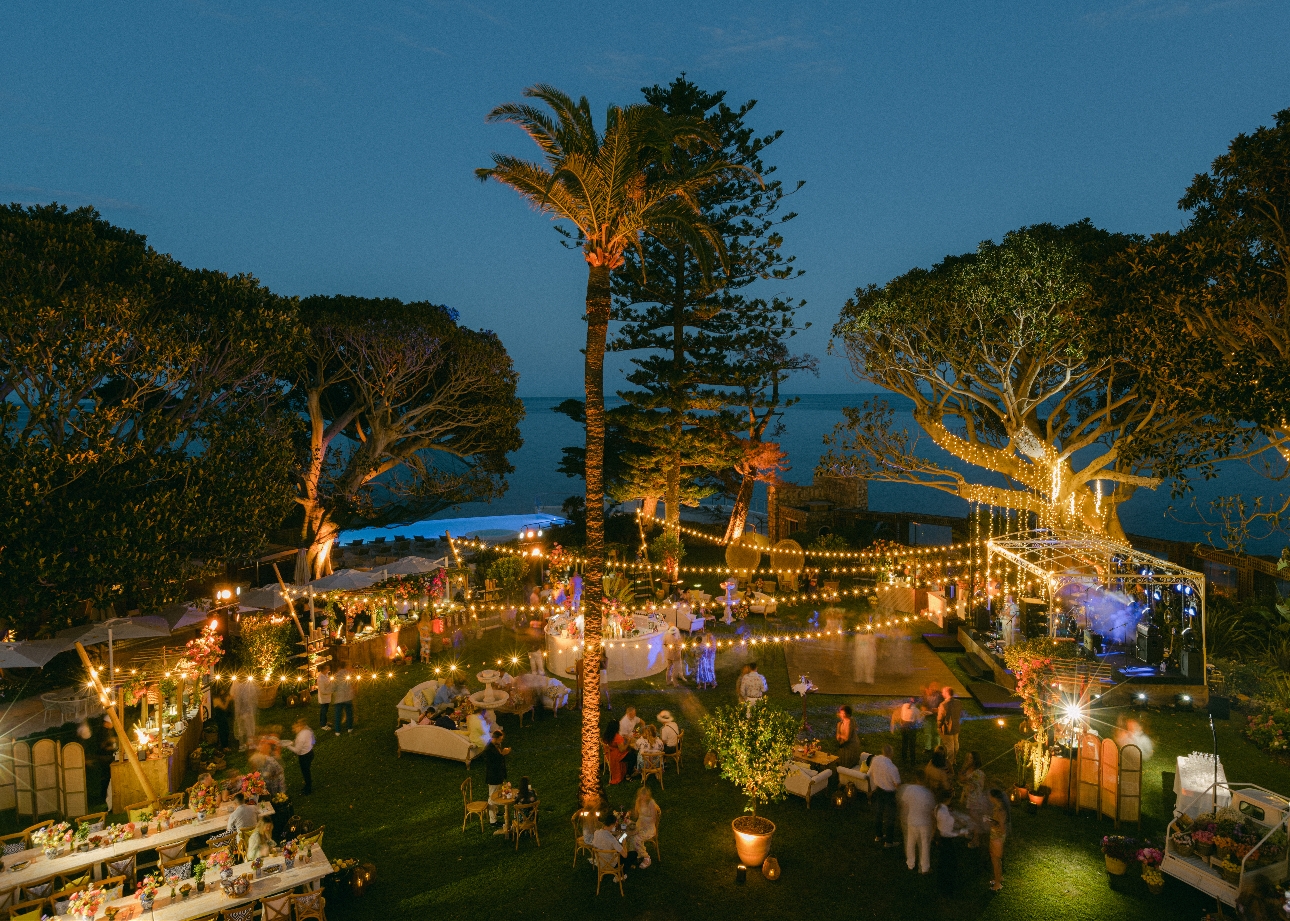 outdoor wedding ceremony