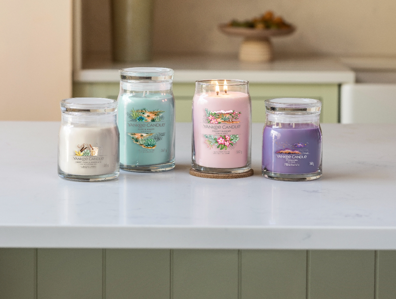 Yankee Candle® SS24 collection in four size and four colourways