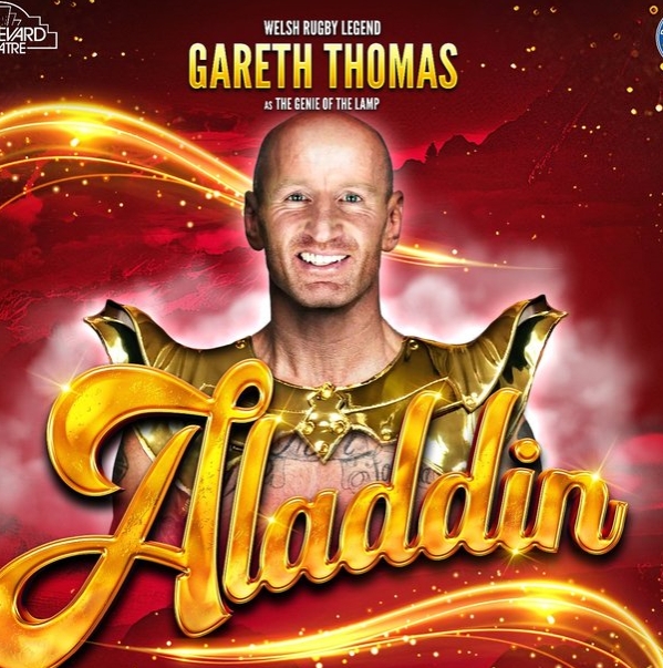 Aladdin pantomime show poster