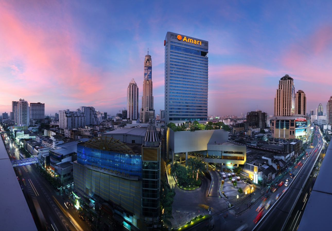 Bangkok's neondrenched skyscrapers