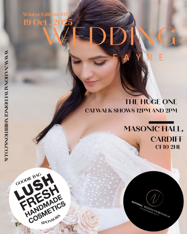 woman in wedding dress with text on image