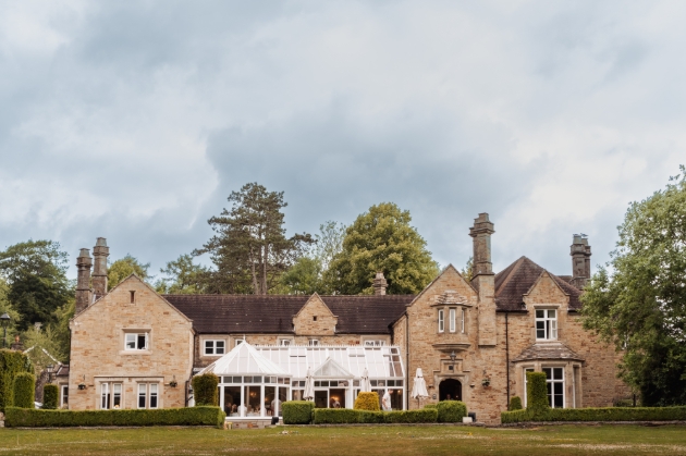 The exterior of Bryngarw House