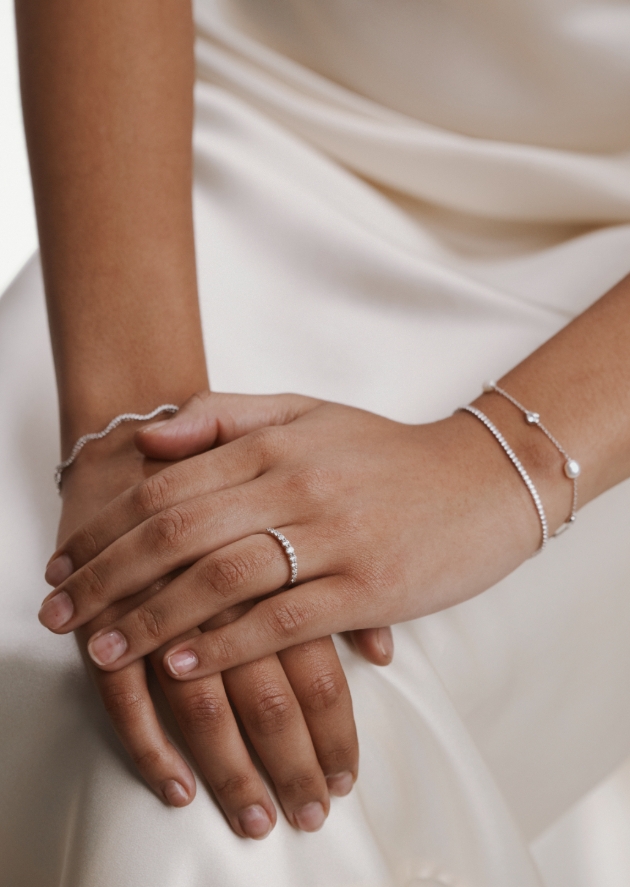 new bridal collection hand shot of items