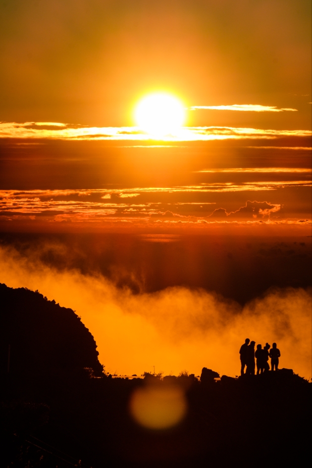 Haleakala, Maui at sunset