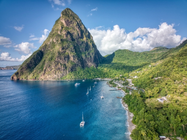 St Lucia view