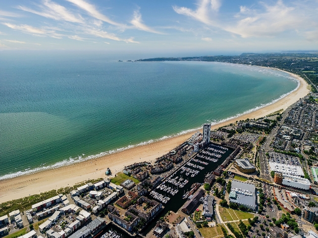 Panoramic view of Swansea Bay