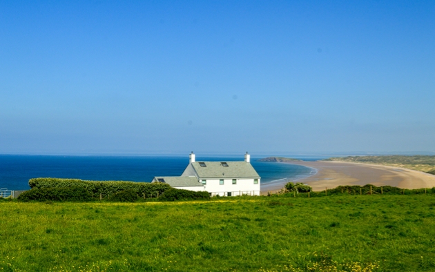 Rhossili Bay in Wales