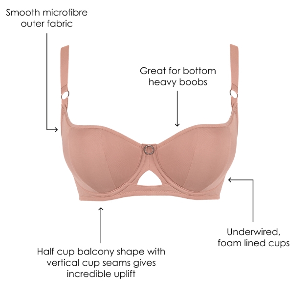 A bra style from Curvy Kate's The Bradrobe